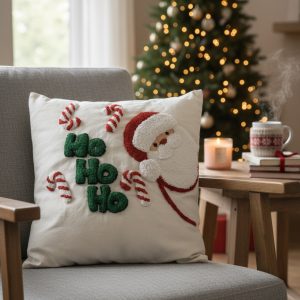 neşeli noel baba (ho ho ho) yastık